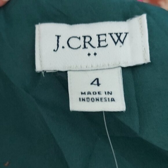 J. Crew Ruffle V-neck mini dress Floral Size 4 - Picture 6 of 11